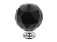 81045 - knopka 25mm crystal Black