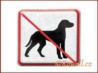 NZ 'Zákaz psů' /stříbrná/ rowell