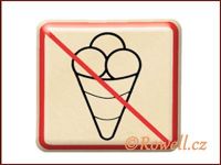 NZ 'Zákaz zmrzlina' /zlatá/ /