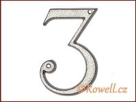 C3 Číslice 120 mm k.stř. '3 rowell
