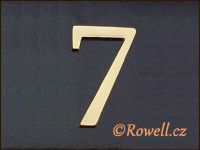 C5 Čísélko zlaté '7' rowell