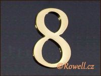 C5 Čísélko zlaté '8' rowell