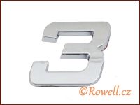 C26 Číslice 26mm '3' rowell