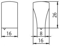 14191 - knopka 16x16 satén nikl 12