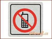 CPP 'Zákaz telefon ' /nerez/ rowell