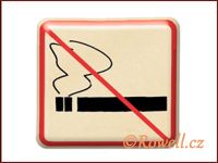 NZ 'Zákaz kouření' /zlatá/ rowell