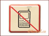 NZ 'Zákaz telefon' /zlatá/ rowell