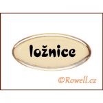 SD Štítek zlatý 'ložnice' rowell