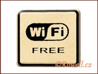 NO cedulka zlatá 'Wi-Fi' rowell